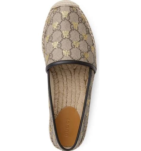 logo espadrille flat gucci